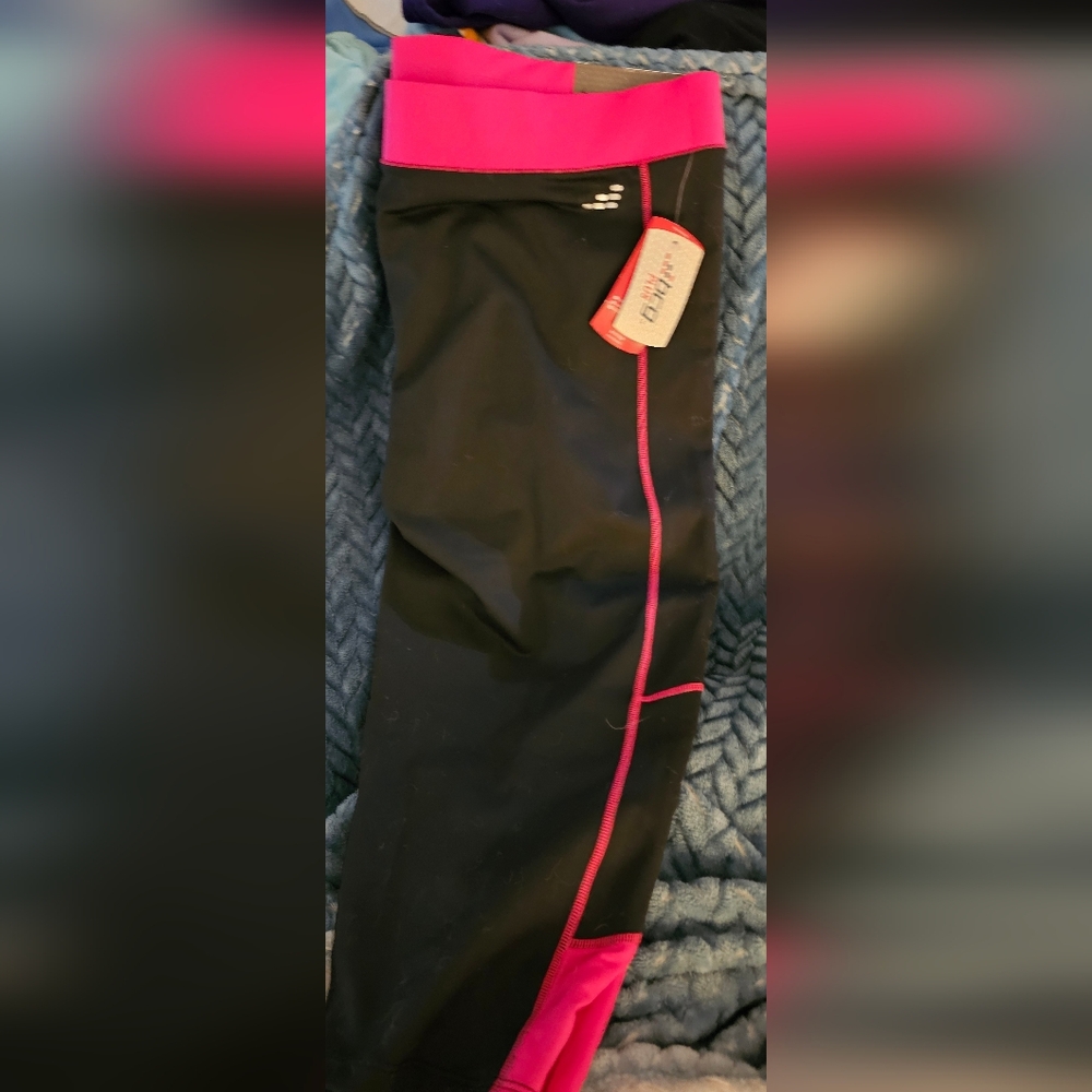 BCG Black Pants with Pink Accent